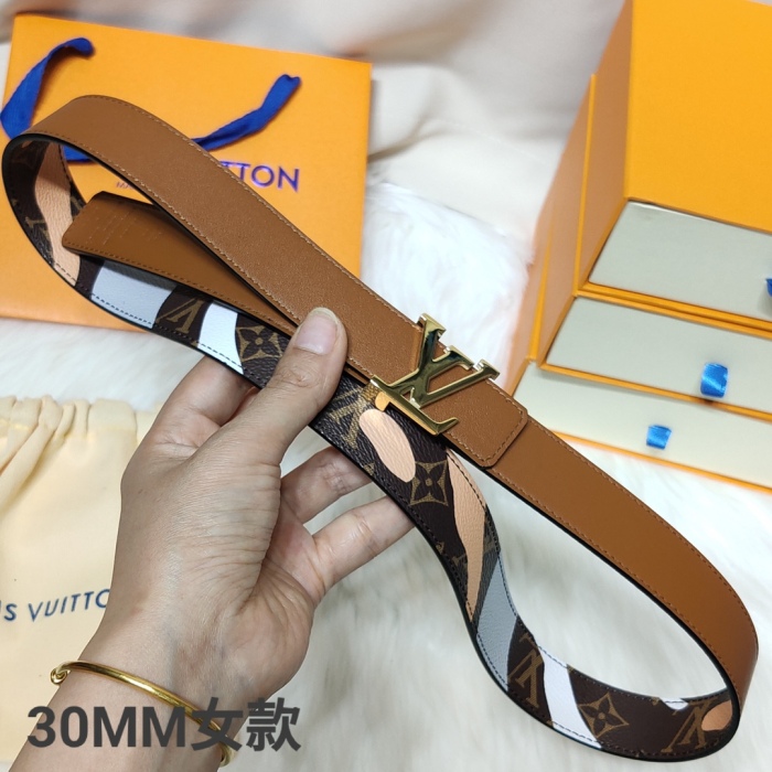 Free shipping maikesneakers L*ouis V*uitton Belts Top Quality 30MM