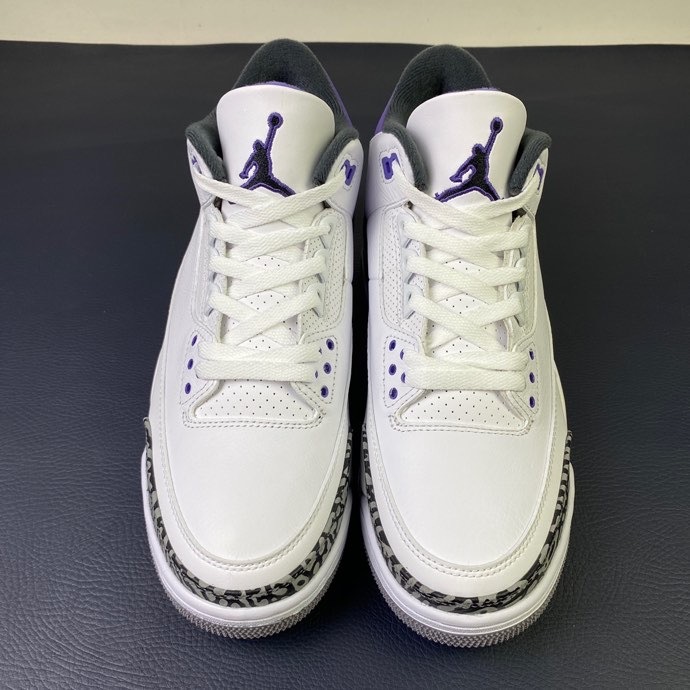 Free shipping maikesneakers Air Jordan 3 Dark Iris CT8532-105