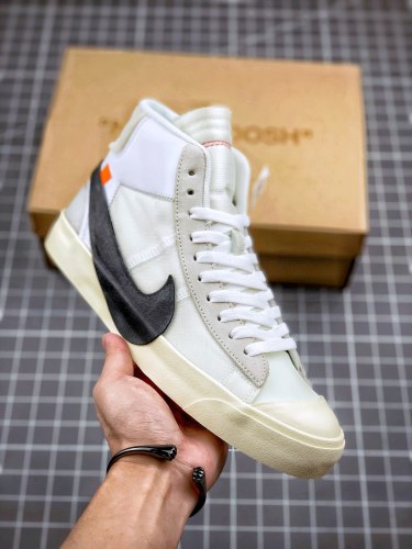 Free shipping from maikesneakers OFF-WHITE X NIKE BLAZER MID