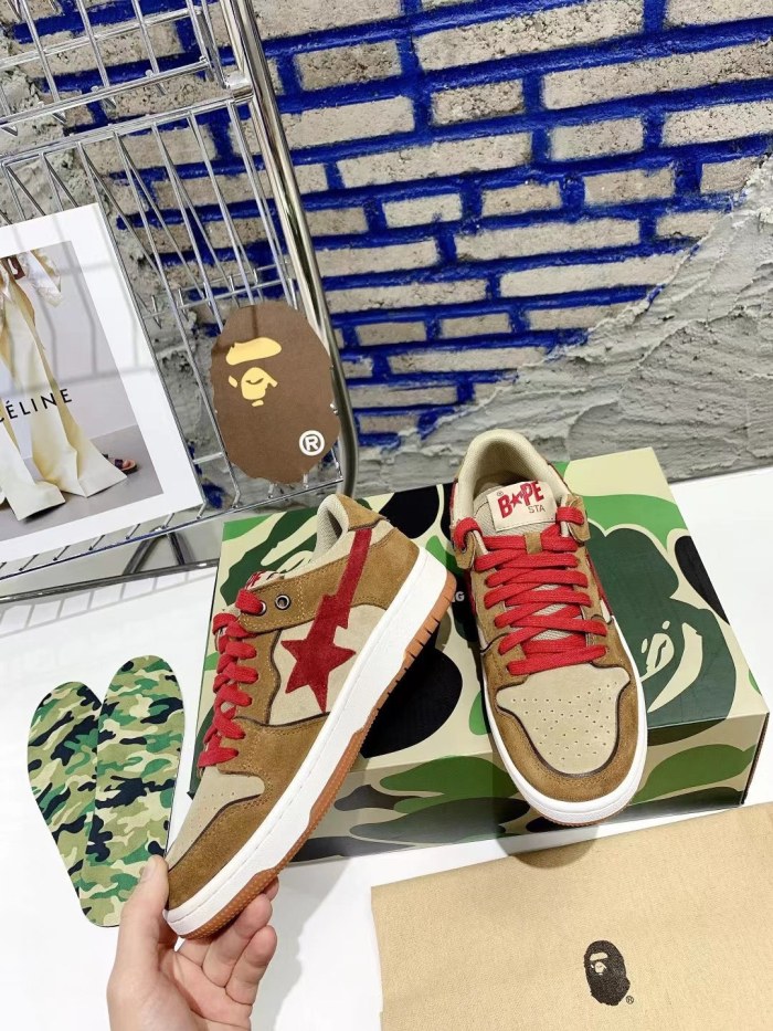 Free shipping maikesneakers Men Women B*ape Top Sneaker