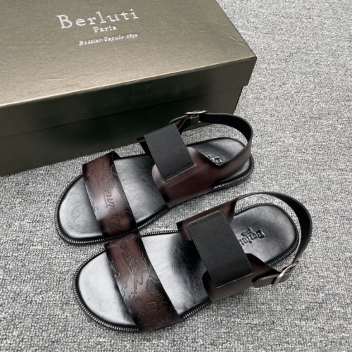 Free shipping maikesneakers Men B*erluti Top Quality Sandals