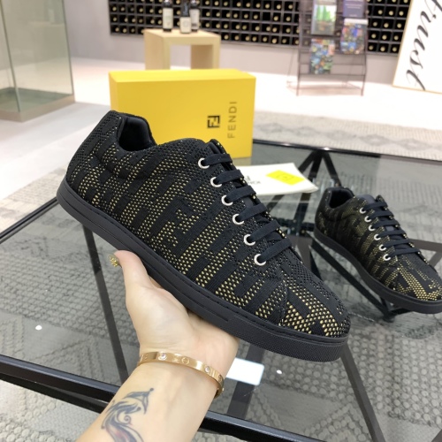 Free shipping maikesneakers Men F*endi Top Sneaker