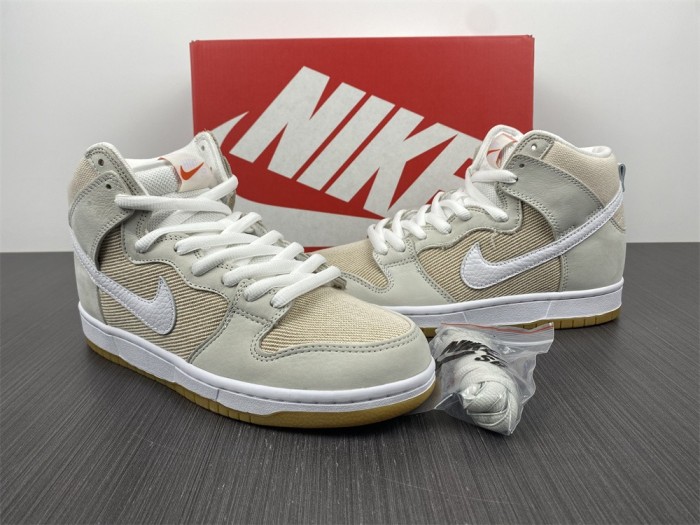 Free shipping from maikesneakers Nike SB Dunk High “Unbleached Pack” DA9626-100