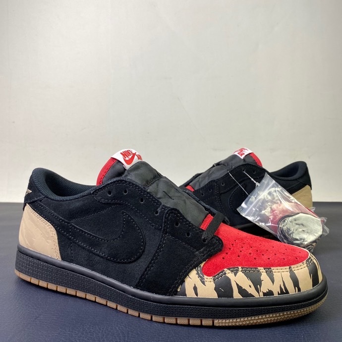 Free shipping maikesneakers SoleFly x Air Jordan 1 Low “Carnivore”