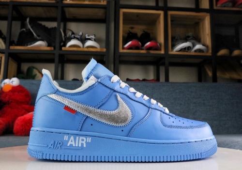 Free shipping from maikesneakers Air Force 1 Low Off-White MCA University Blue