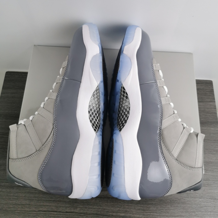 Free shipping maikesneakers Air Jordan 11 Cool Grey