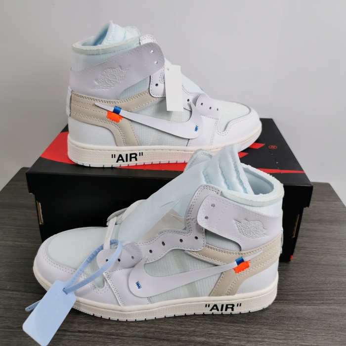 Free shipping maikesneakers OFF WHITE x Air Jordan 1 Retro High