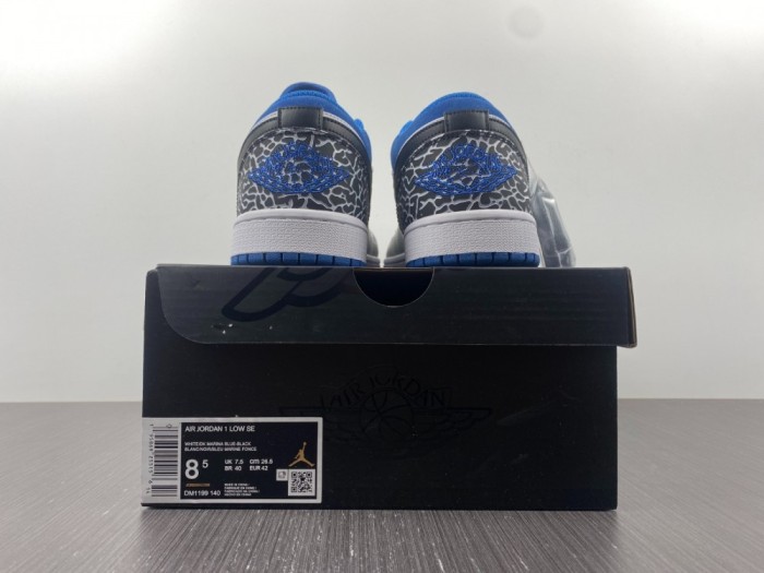 Free shipping maikesneakers Air Jordan 1 Low True Blue DM1199-140