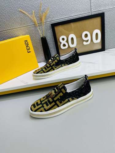 Free shipping maikesneakers Men F*endi Top Sneaker