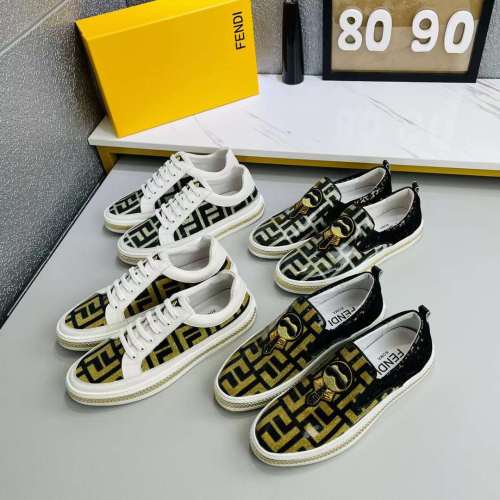 Free shipping maikesneakers Men F*endi Top Sneaker
