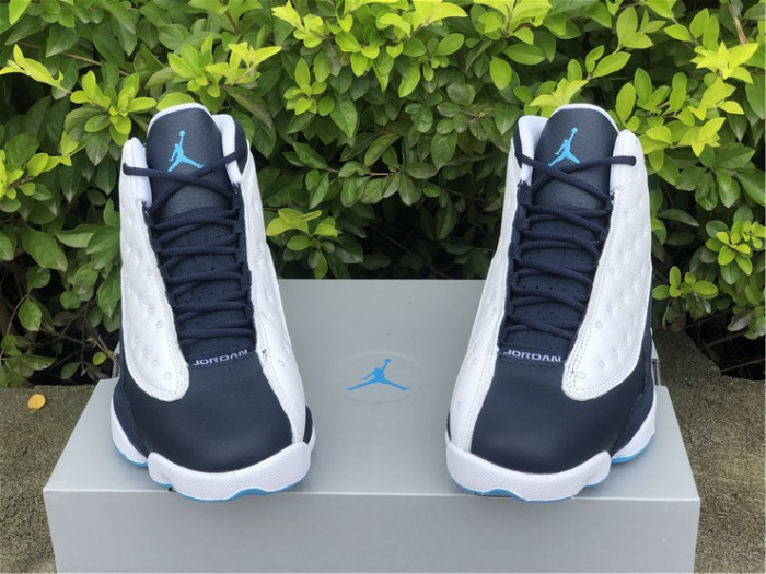 Free shipping maikesneakers Air Jordan 13 “Dark Powder Blue” 414571-144