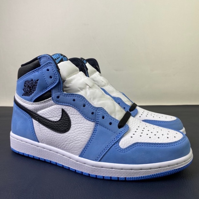 Free shipping maikesneakers Air Jordan 1 High OG University Blue 555088-134