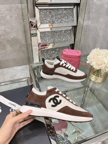 Free shipping maikesneakers Women C*hanel Top Sneaker