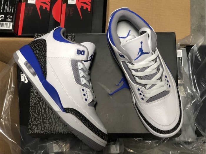 Free shipping maikesneakers Air Jordan 3 “Racer Blue” CT8532-145