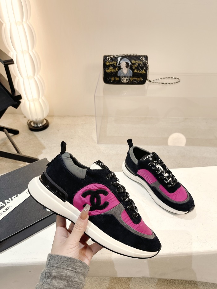 Free shipping maikesneakers Women C*hanel Top Sneaker