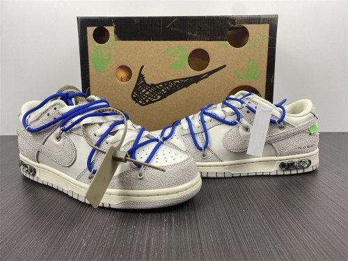 Free shipping from maikesneakers O*ff-W*hite x Nike Dunk Low