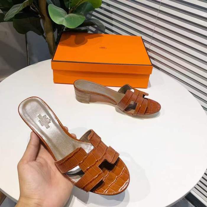 Free shipping maikesneakers Women H*ermes Top Sandals