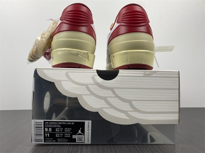 Free shipping maikesneakers O*FF-W*HITE x Air Jordan 2 Low DJ4375-106