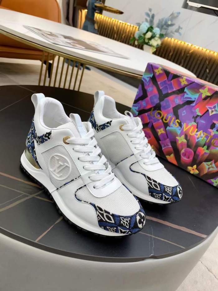 Free shipping maikesneakers Women L*ouis V*uitton Run Away Top Sneaker