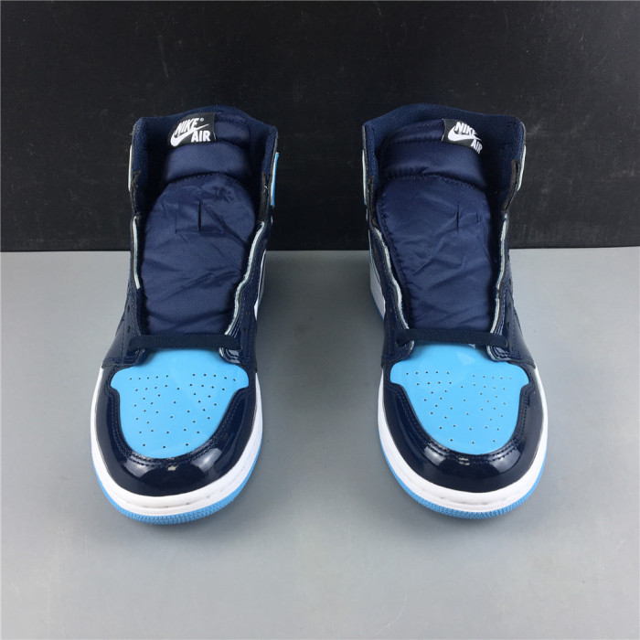Free shipping maikesneakers Air Jordan 1 Retro High OG UNC Patent CD0461-401