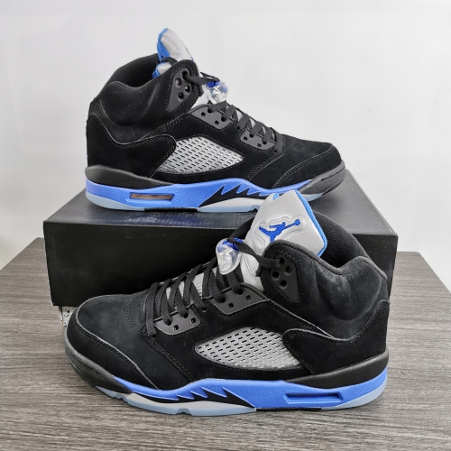 Free shipping maikesneakers Air Jordan 5 Racer Blue