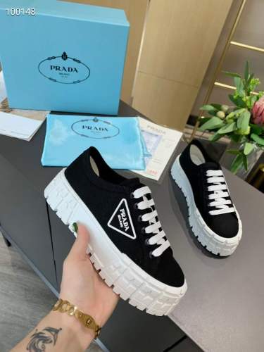 Free shipping maikesneakers Women P*rada Top Sneaker