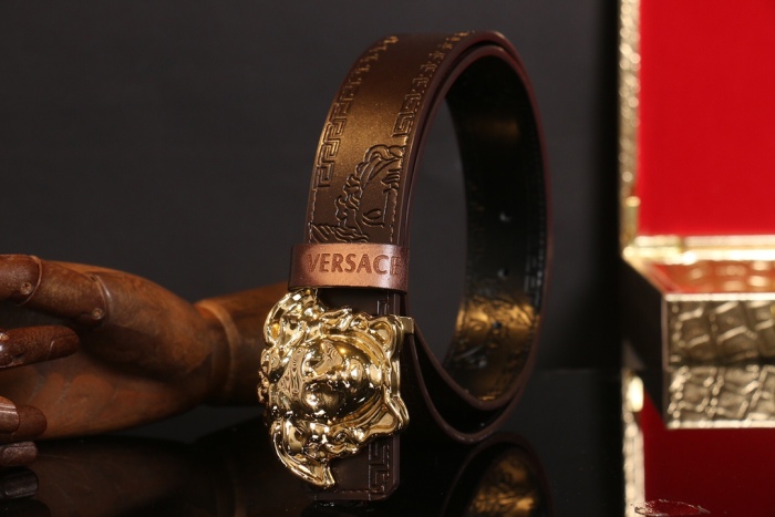 Free shipping maikesneakers V*ersace Belts Top Version