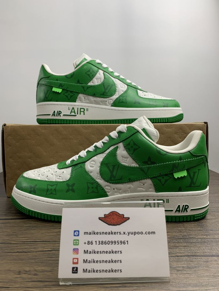 Free shipping from maikesneakers Men L*ouis V*uitton * nike air force 1 Top Sneakers