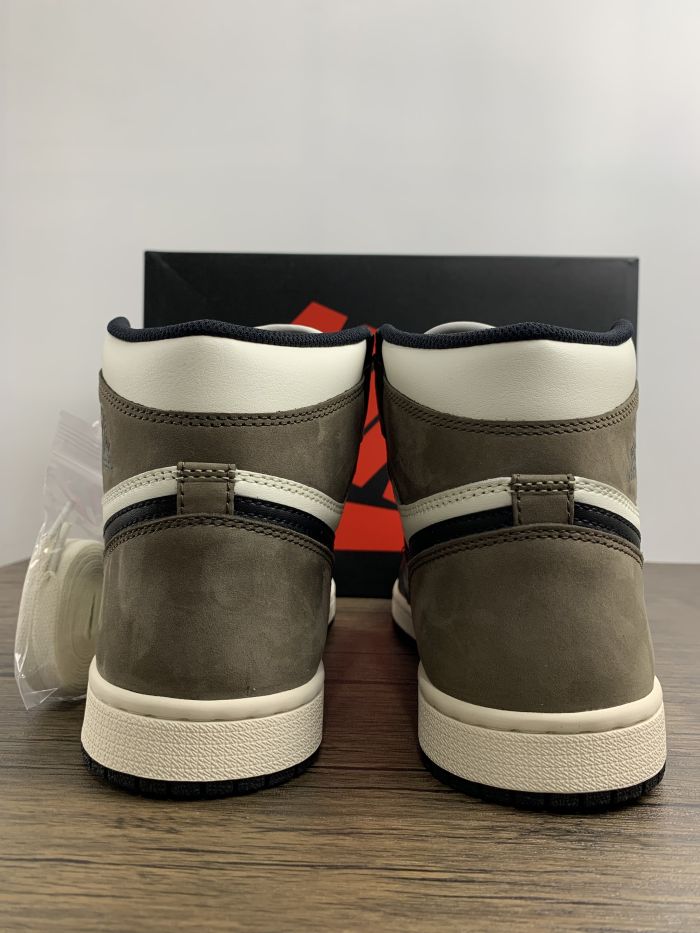 Free shipping maikesneakers Air Jordan 1 High OG Dark Mocha 555088-105