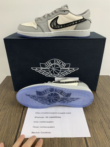 Free shipping maikesneakers d*ior    Air Jordan aj1 Low