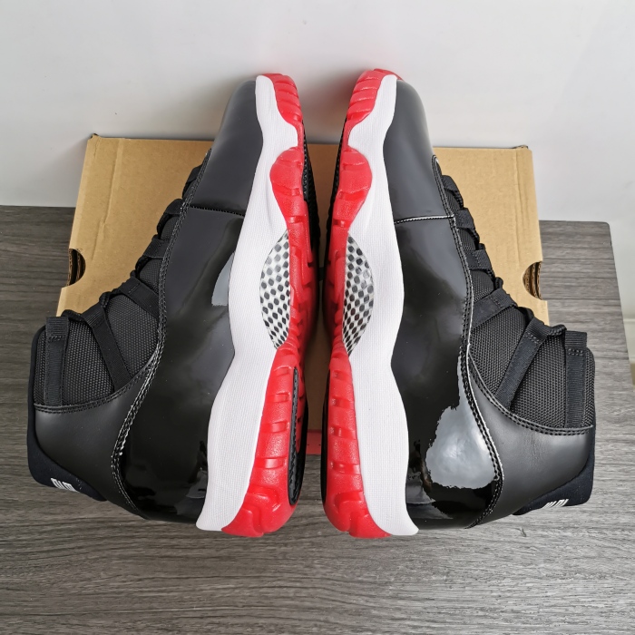 Free shipping maikesneakers Air Jordan 11 “Bred” 378037-061
