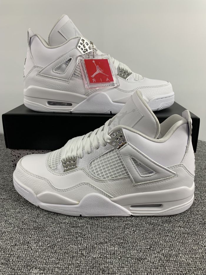 Free shipping maikesneakers Air Jordan AJ4 “Tech White ”