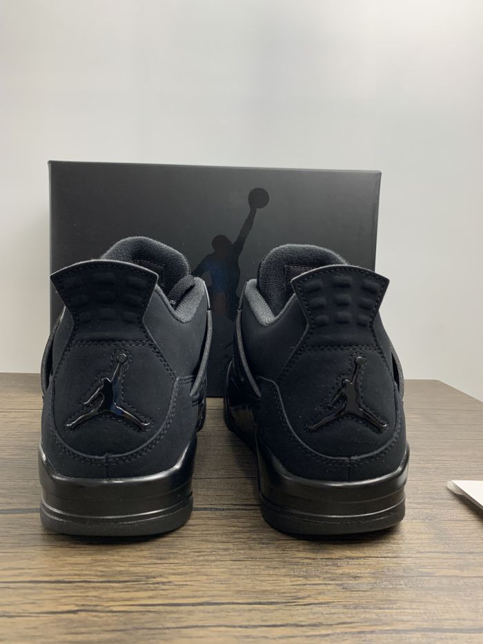Free shipping maikesneakers Air Jordan AJ4   Black