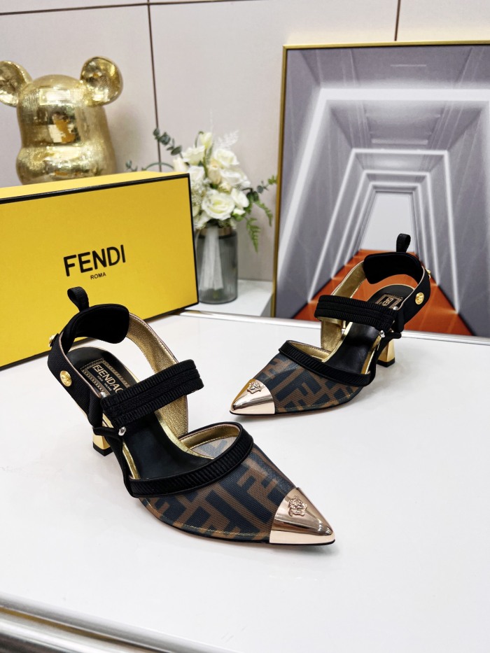 Free shipping maikesneakers Women F*endi Top Quality Sandals