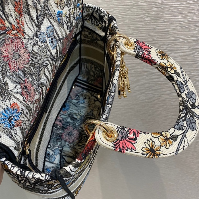 Free shipping maikesneakers D*ior Lady D-Lite handbag  Top Quality 24*11*20cm
