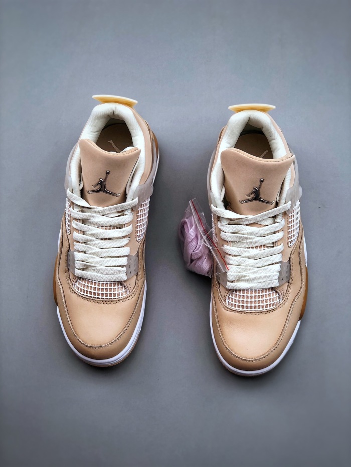 Free shipping maikesneakers OFF-WHITE x Air Jordan 4 “sail”ow
