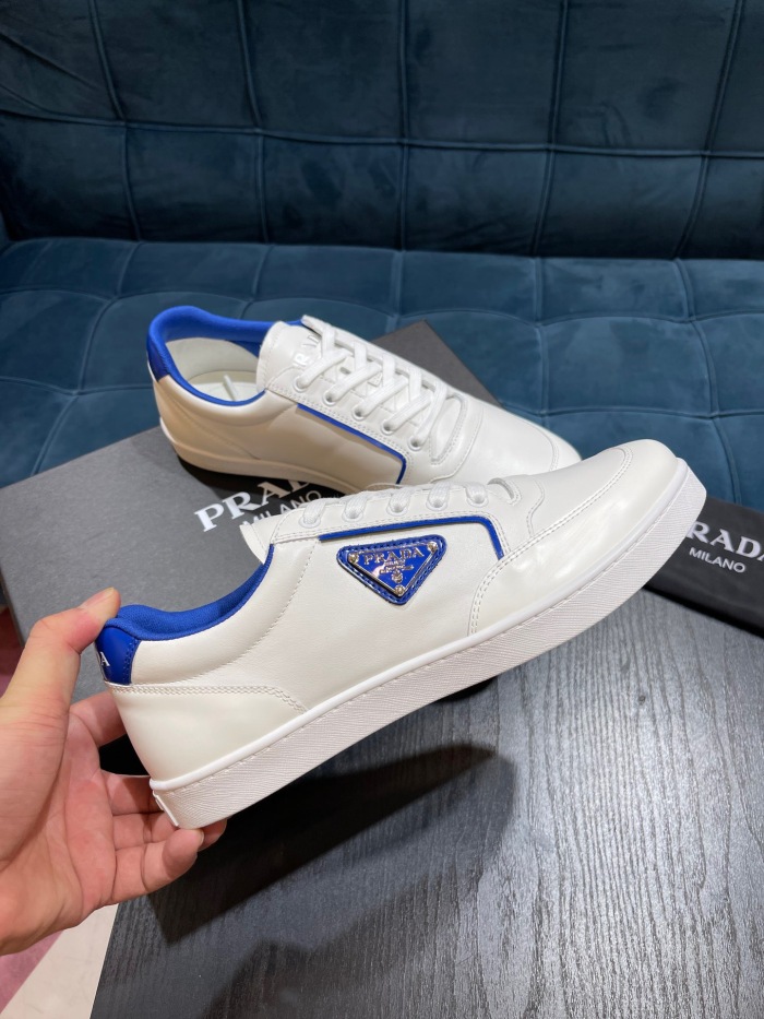 Free shipping maikesneakers Men  P*rada Top Sneaker