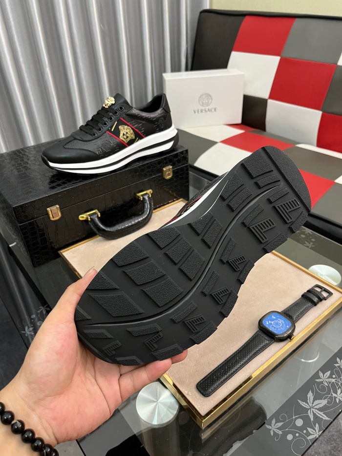 Free shipping maikesneakers Men V*ersace Top Sneaker