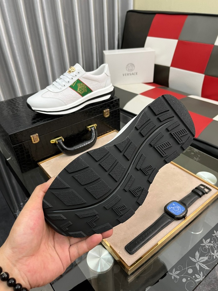 Free shipping maikesneakers Men V*ersace Top Sneaker