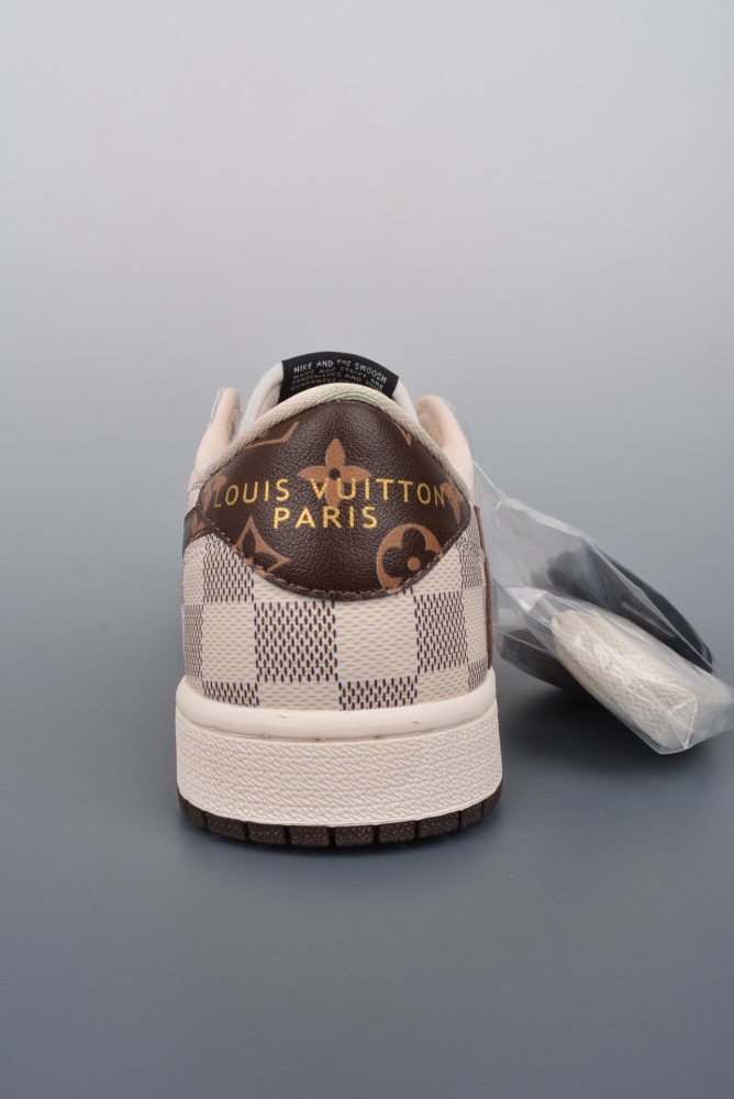 Free shipping maikesneakers Air Jordan 1 * L*V *Travis Scott Top Sneakers