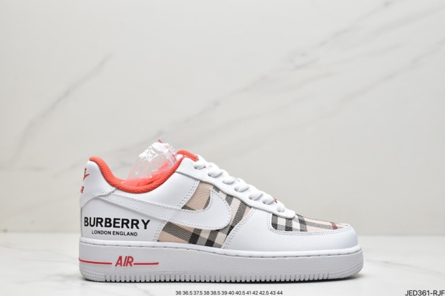 Free shipping from maikesneakers Nike Air Force 1  07 +B*urberry
