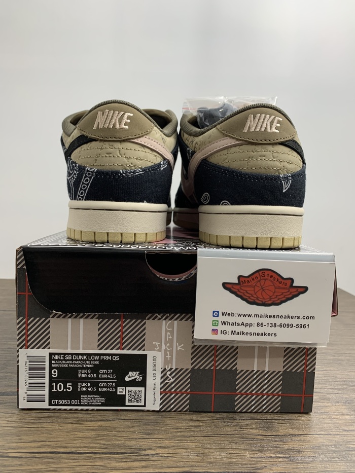Free shipping from maikesneakers Travis Scott x Nike SB Dunk Low CT5053-001H