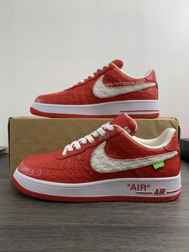 Free shipping from maikesneakers Men L*ouis V*uitton * nike air force 1 Low  Top Sneakers
