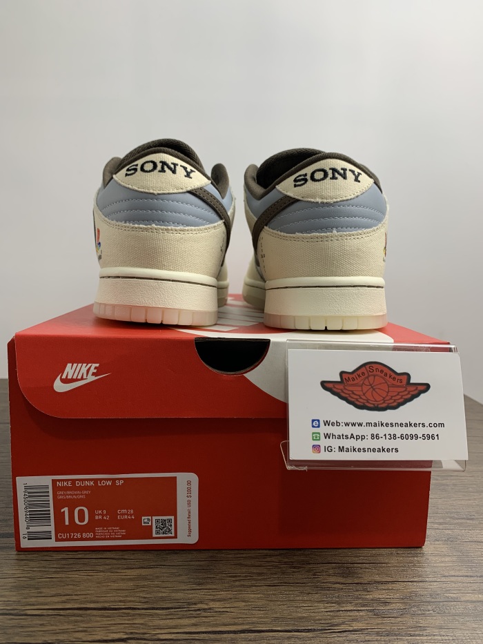 Free shipping from maikesneakers Nike dunk SB Low +t*ravis scott +  p*laystation