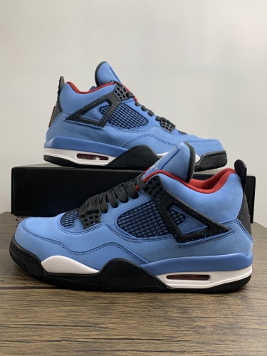 Free shipping maikesneakers Travis Scott x Air Jordan 4 Houston Oilers 308497-406