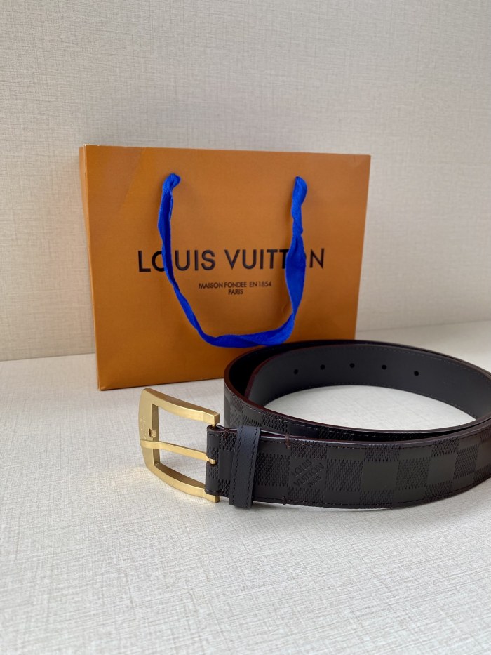 Free shipping maikesneakers L*ouis V*uitton Belts Top Quality 34MM