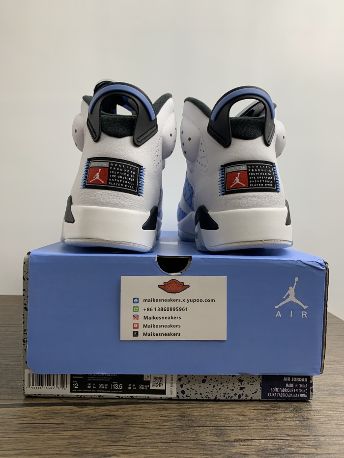 Free shipping maikesneakers Air Jordan 6 UNC CT8529-410