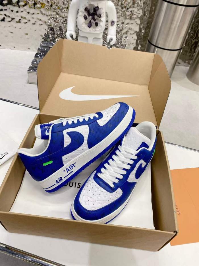 Free shipping from maikesneakers Men Women L*ouis V*uitton x NIKE Air force1 22ss  Sneakers ( Maikesneakers)