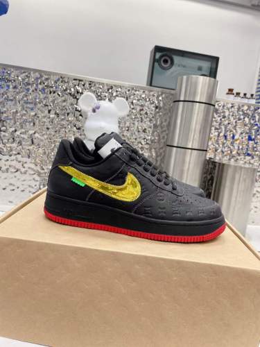 Free shipping from maikesneakers Men Women L*ouis V*uitton x NIKE Air force1 22ss