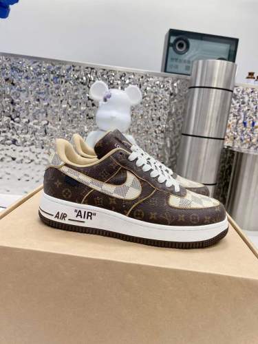 Men Women L*ouis V*uitton x NIKE Air force1 22ss  Sneakers ( Maikesneakers)